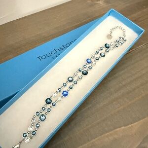 Touchstone Crystal Blue Glam Bracelet